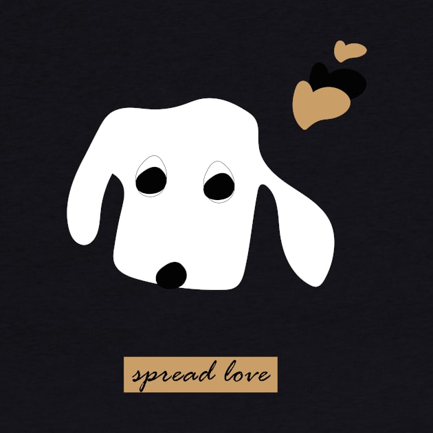 spread love design for dog lovers by Frany88